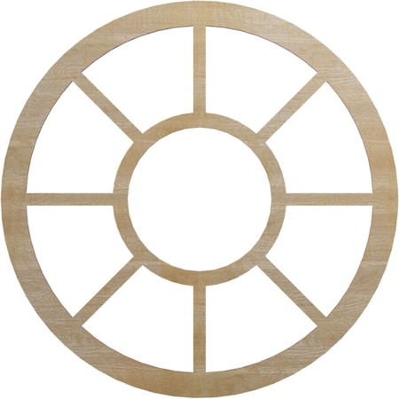 Ekena Millwork Grace Wood Fretwork Pierced Ceiling Medallion, Hickory, 28"OD x 10 1/8"ID x 1/4"T CMWP28X0250GRHI